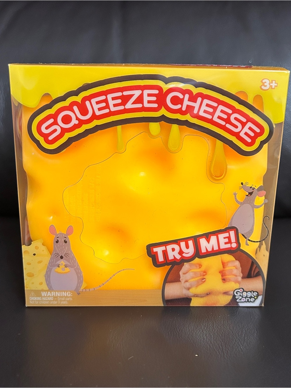 VIRAL Squeeze Cheese Squishy Fidget Toy NEW